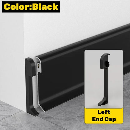 DecorBites™ LED Skirting Line Aluminum Profiles Baseboard Corner Wall Decor - Stair Bar Strip Light