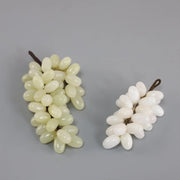 Decorbites™ Jade-Trauben-Skulptur Handgefertigte Schreibtisch-Dekoration Frucht-Figur
