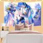 Decobites Kawaii Anime Girl Wall Tapestry for Cute Bedroom Decor