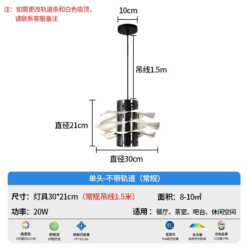 DecorBites™ Designer Restaurant Pendant Lamp Modern Light Luxury Italian LED Chandeliers Nordic Home Decor