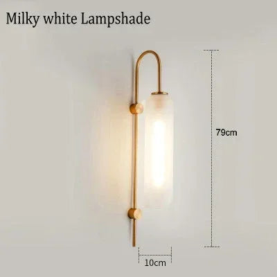 DecorBites™ Glass Sconce Wall Lamp for Bedroom Living Room
