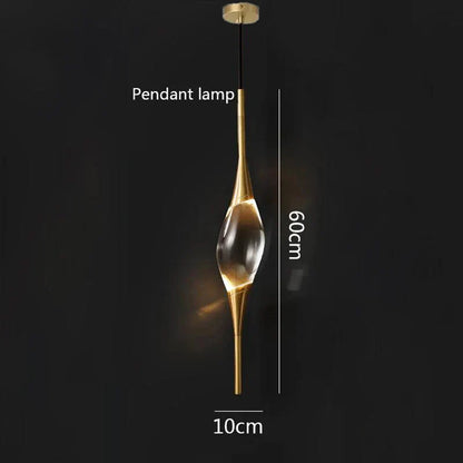 Aplique de pared DecorBites™ Crystal Copper para comedor, sala de estar y bar.