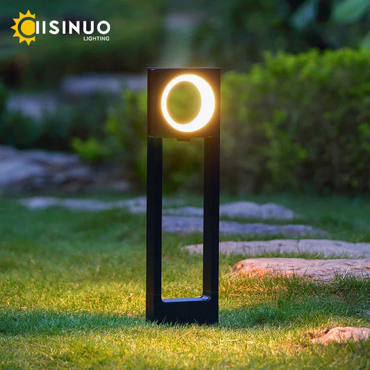 Farola LED DecorBites™ de 12 W con base de aluminio para jardín, sendero, patio o entrada de vehículos.