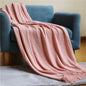 Decobites Knitted Cashmere Siesta Blanket - Soft Sofa Throw & Bedding Blanket