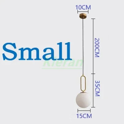 Lámpara de araña LED con bola de cristal DecorBites™ para dormitorio, sala de estar y restaurante