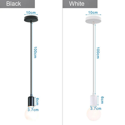 Decorbites™ Industrielle Loft-Hängeleuchte Pendellampe LED Edison Vintage Hängelampe