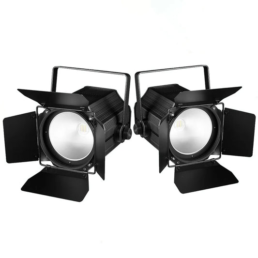 Foco PAR LED RGBWA+UV DecorBites™ de 300 W con aletas COB para efectos escénicos