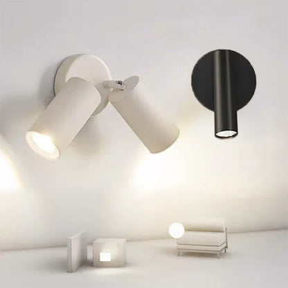 DecorBites™ Gold Aluminum LED Wall Lamp Rotatable for Bedroom Living Room Office