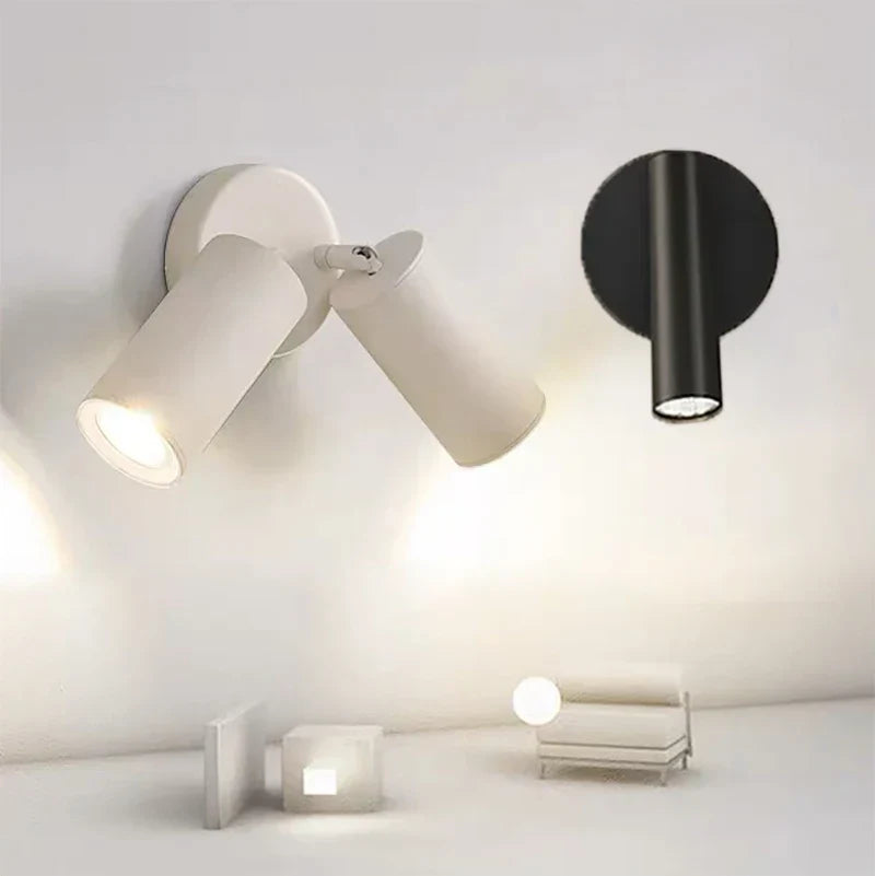 Lámpara de pared LED de aluminio dorado Decorbites™ giratoria para dormitorio, sala de estar y oficina