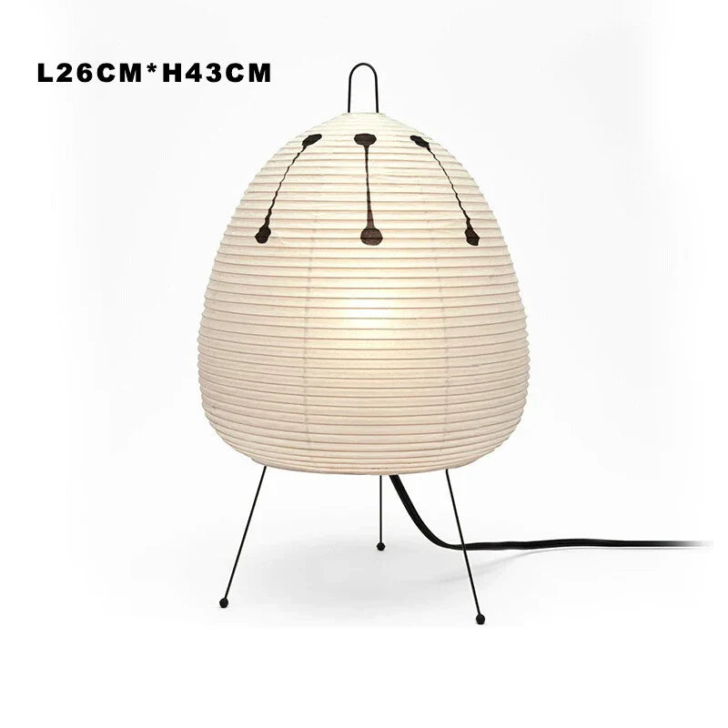 Lámpara de pie de papel de estilo japonés DecorBites™ para decoración e iluminación del hogar