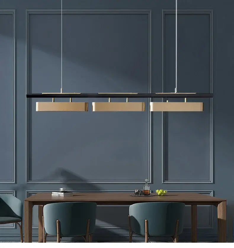 DecorBites™ LED Strip Pendant Lights for Modern Home Dining