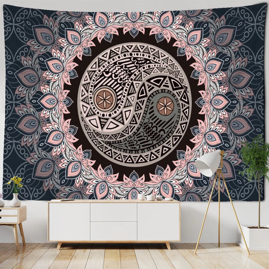 Decobites Mystic Witchcraft Boho Mandala Tapestry Wall Hanging Hippie Art Home Decor