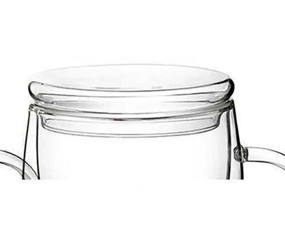 DecorBites™ Double Wall Tumbler Set: Beer Whiskey Wine Glasses Tea Mug Coffee Cup with Lid