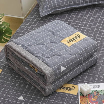 Decobites Summer Quilt Set - Soft & Lightweight Comforter Single Double Blanket