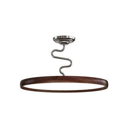 Lámpara de araña LED de aluminio estilo crema DecorBites™ para decoración nórdica del hogar