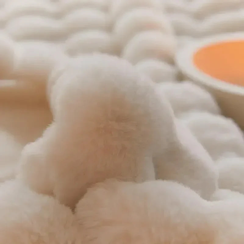 Manta de Invierno de Piel Sintética Falsa Luxe™ Decorbites: Calidez y Comodidad Premium para Cama o Sofá