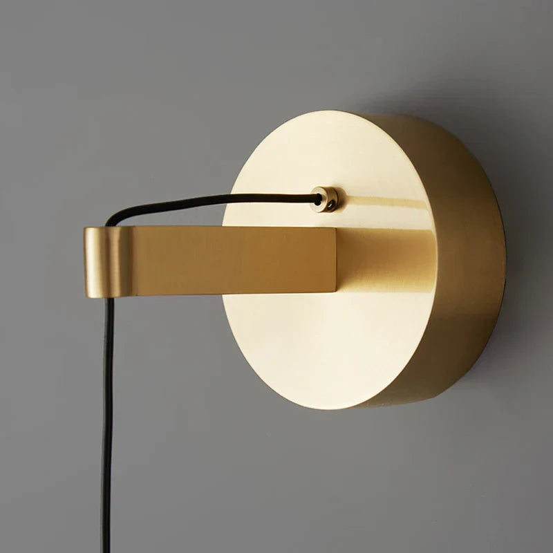 Copper Adjustable Wall Lamp Height-Adjustable Foyer
