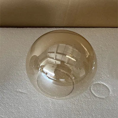 DecorBites™ Gold Glass Ball LED Chandelier for Modern Minimal Decor in Kitchen, Bedroom