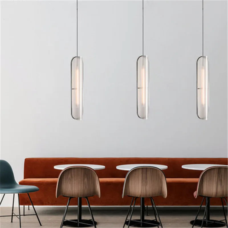 DecorBites™ LED Pendant Lamp: Modern Adjustable Warm Cord Light for Home, Office, and Dining Space