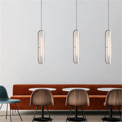 DecorBites™ LED Pendant Lamp: Modern Adjustable Warm Cord Light for Home, Office, and Dining Space