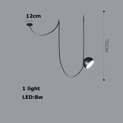 Lámpara colgante tipo candelabro LED DecorBites™ para iluminación interior regulable en la sala de estar