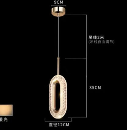ديكوربايتس™ مصابيح معلقة بجانب السرير | ثريا داخلية عصرية لديكور سقف غرفة النوم