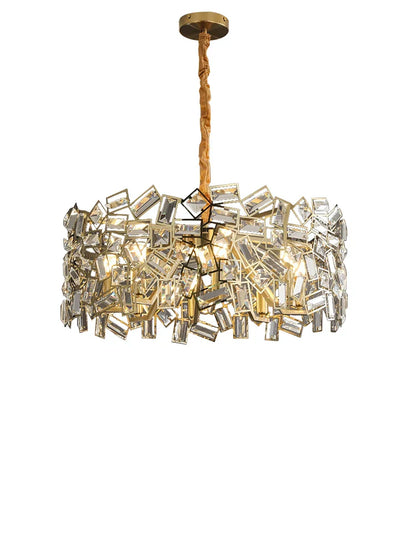 DecorBites™ Crystal Chandelier: Modern Bedroom Lighting Fixture for Home Decoration