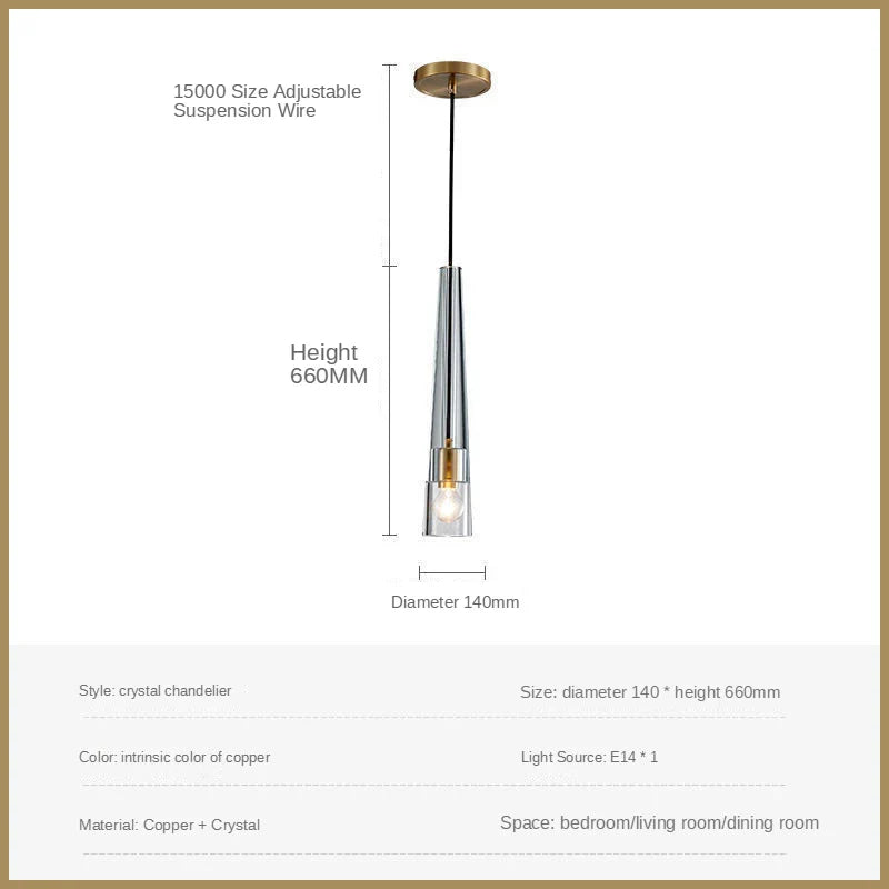 Lámparas colgantes LED de cristal DecorBites™ para iluminación decorativa del hogar