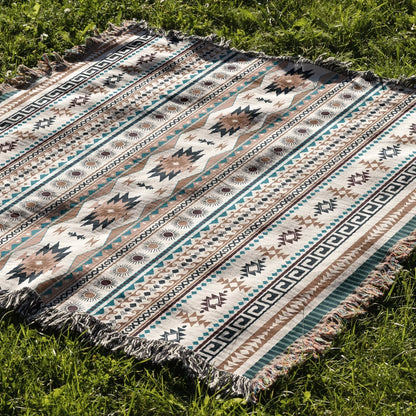 Manta y funda de sofá DecorBites™ Cozy Nordic para camping – Manta de estilo bohemio para exteriores, ideal para la decoración del hogar y hoteles