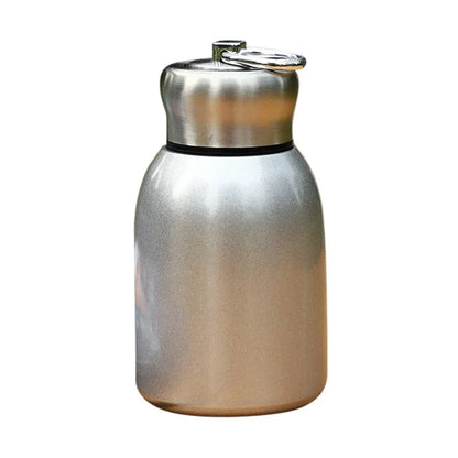 Botella de agua de viaje DecorBites™ Mini termo de acero inoxidable de 300 ml para café