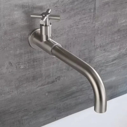 Matt Black Wall Mount Basin Faucet
