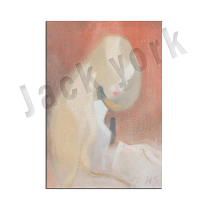Decorbites™ Abstract Vintage-Ausstellungsplakat-Set - Helene Schjerfbeck, Zirkusmädchen, Blondes Mädchen