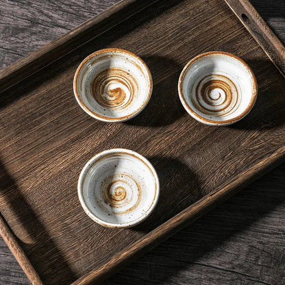 DecorBites™ Ceramic Seasoning Sauce Dish - Retro Kitchen Tableware