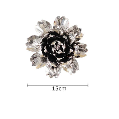 DecorBites™ Elegant Porcelain Peony Flower Wall Ornaments