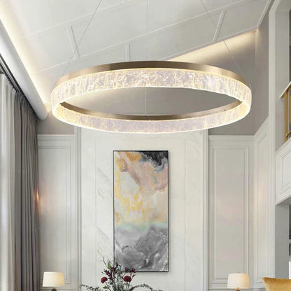 DecorBites™ Gold LED Chandeliers for Elegant Home and Hotel Decor