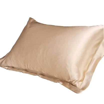 Decobites Soft Satin Pillowcase Set of 1, 48x74cm, Pure Emulation Silk, Solid Color