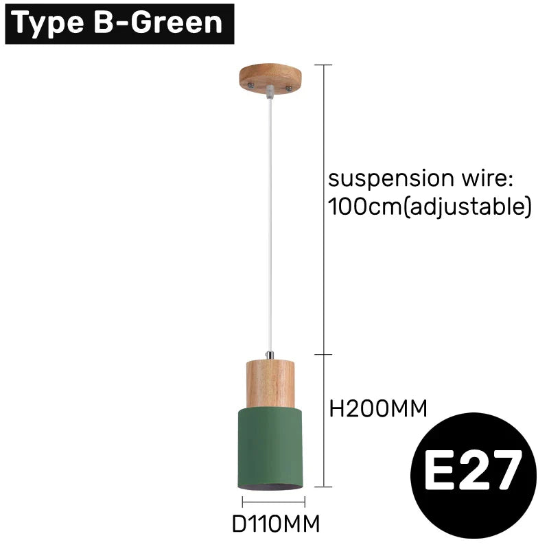 DecorBites™ LED Pendant Lights: Modern Minimalist Hanging Fixture for Bedroom, Kitchen, Dining Room