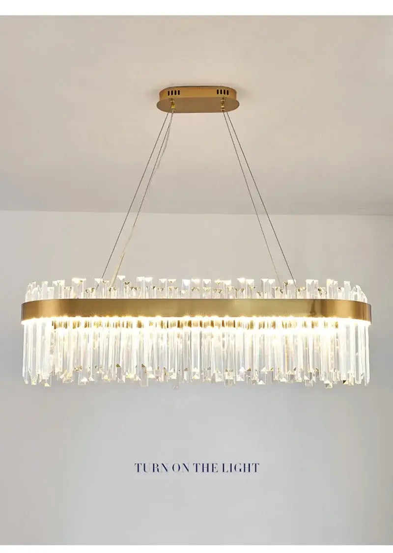 DecorBites™ Crystal Pendant Chandelier for Home Decor