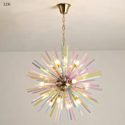DecorBites™ Dandelion Chandelier Lighting - Nordic Sphere Rainbow Pendant Light, Personalized Creative Design