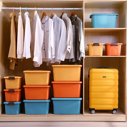 DecorBites™ Large Capacity Storage Box for Cosmetics, Toys, Snacks, Clothes Organizer