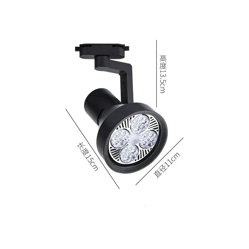 DecorBites™ 35W LED Track Ceiling Spot Light للإضاءة الداخلية وشاشات العرض بالتجزئة