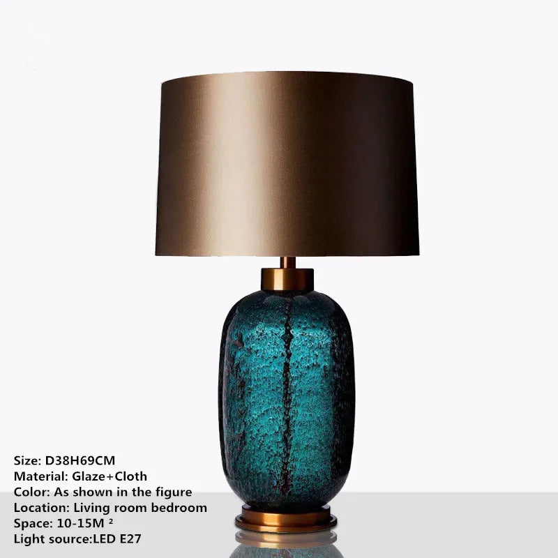 DecorBites™ Glaze Table Lamp - Nordic Modern Design for Living Room, Bedroom, Hotel