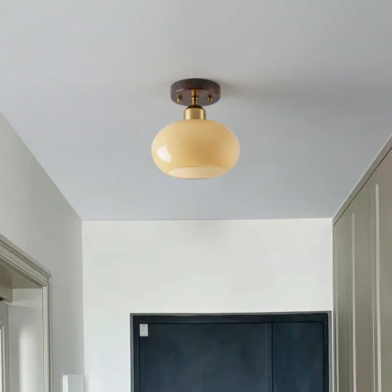 DecorBites™ LED Ceiling Lamp Japanese Style Glass Modern Living Room Lighting