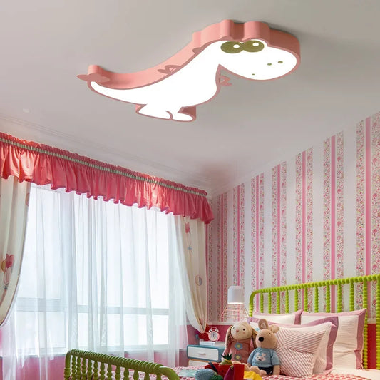 DecorBites™ Dinosaur LED Ceiling Lamp for Kids Room, Warm & Romantic Bedroom Light