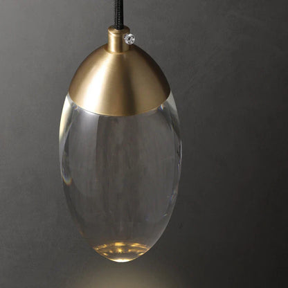 Aplique de pared LED de cristal DecorBites™: Iluminación elegante en cobre para dormitorio, sala de estar y escalera.