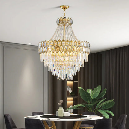 DecorBites™ Deluxe Crystal LED Pendant Lamp - Elegant Home Decor Lighting