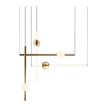 DecorBites™ Glass Pendant Lights: Modern Long Hanging Lamps for Kitchen, Dining Room, and Shop