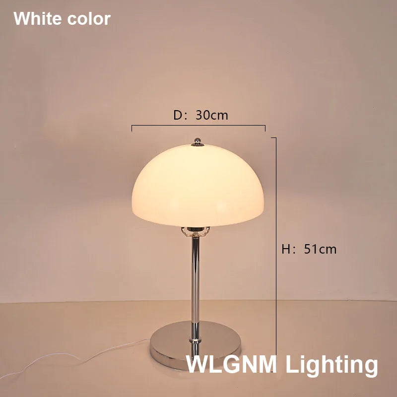 مصباح طاولة DecorBites™ Bauhaus Mushroom، إضاءة ليلية LED من الأكريليك العصري