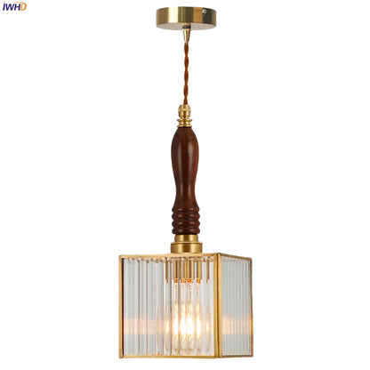 Decorbites™ Glas-LED-Pendantleuchte: Japanisches Vintage-Kupfer-Hängeleuchte für die Heimdekoration