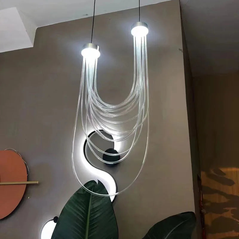 DecorBites™ LED Acrylic Pendant Light for Bedroom and Dining Room